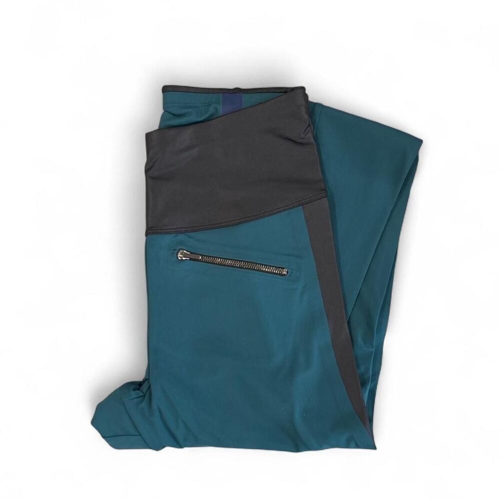 New ADAY Teal Throw It Higher Leggings Sz XS